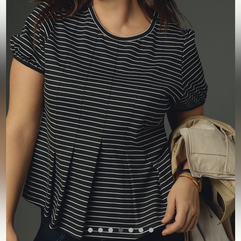 Maeve corset peplum top